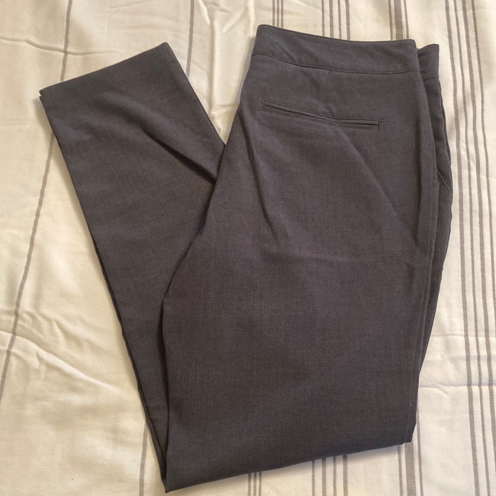 Charcoal Grey Slim Dress Pant